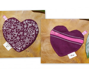 Stickdatei ITH - Herz Tasche Blumen